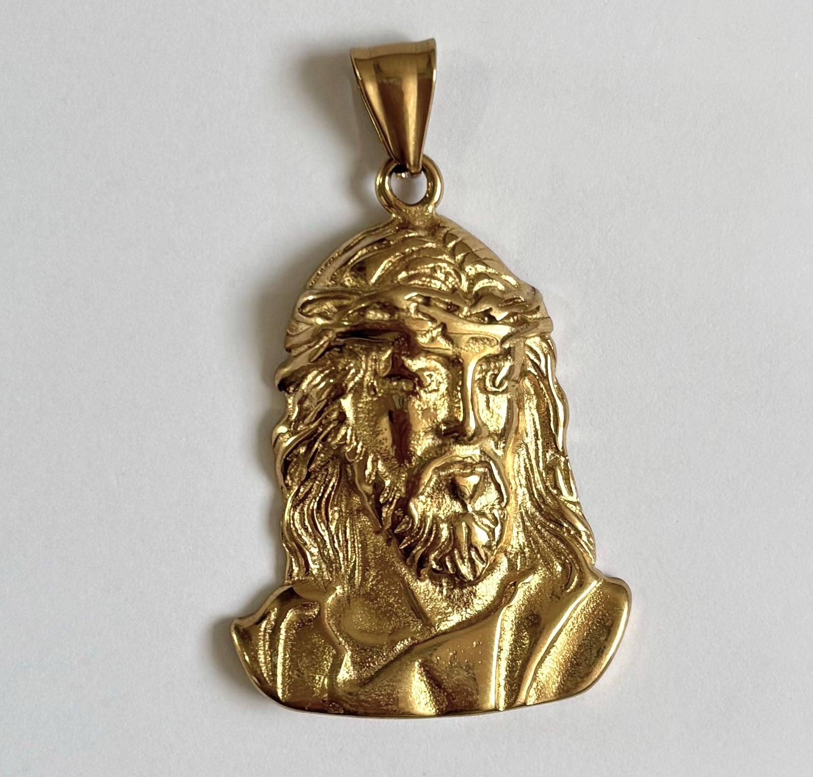 Combo Dije Rostro Jesus Mas Cadena Cubana